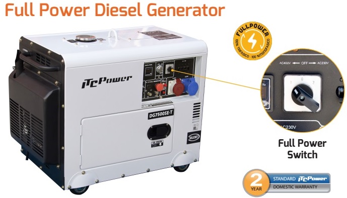 Diesel generator DG78000SET FULL POWER