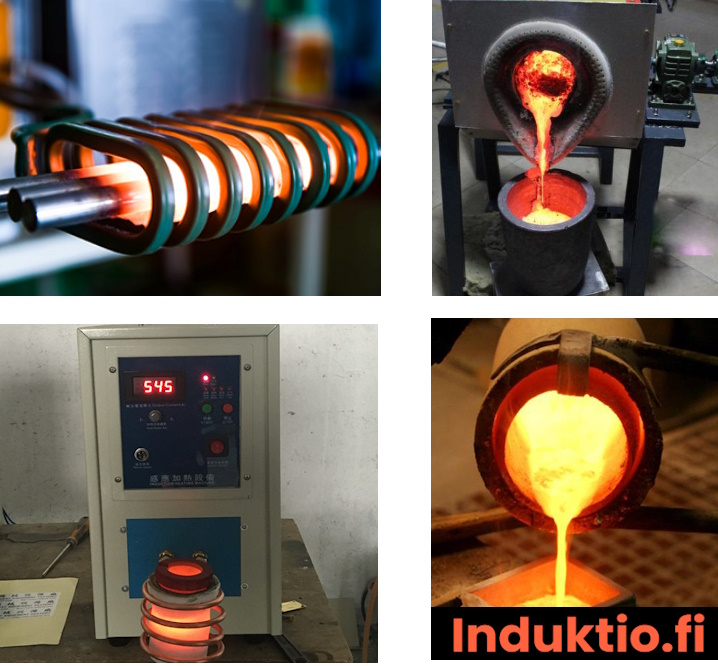 Made-to-measure product - heating by induction