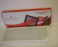 (kuva kohteelle) Valkoinen säleikkö 16x45