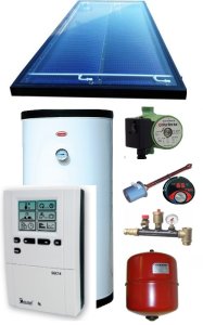 (image for) Solar Boiler set 300l