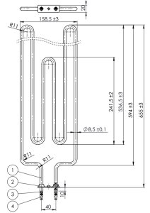 (kuva kohteelle) Kiuasvastus 2200W