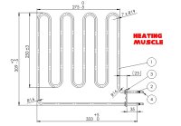 (image for) Sauna heater element 2000W