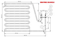 (image for) Sauna heater element 2500W