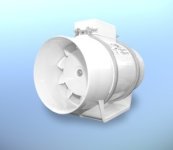(kuva kohteelle) TURBO D 100 HS/LS kanavapuhallin
