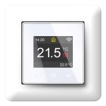 Pörssisähkötermostaatti ETH-COLOR-WIFI , värinäytöllä (kuva kohteelle) Pörssisähkötermostaatti ETH-COLOR-WIFI , värinäytöllä