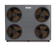 (image for) Air to Water heat pump 50kW DC Inverter