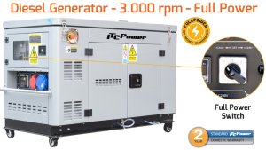 (image for) Diesel generator DG12000XSET FULL POWER