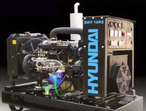 (image for) Diesel generator set DHY120 (Hyundai diesel engine)