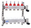 (image for) Floor Heating stainless steel Manifold 4 with Flowmeter