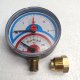 (kuva kohteelle) Thermomanometer 0-120°C, 4bar, d=80mm, G1/2", bottom conn.