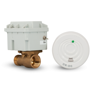 (image for) Leakage sensor with remote-controlled valve