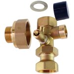 (kuva kohteelle) 1 1/2" huoltoventtiili paisuntasäiliöille, F/F