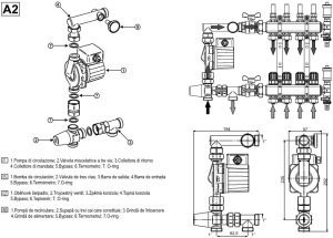 (image for) A1 Wilo Pump group with Esbe 3-way valve