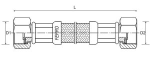 (image for) Hose 1/2 - 1/2 400mm