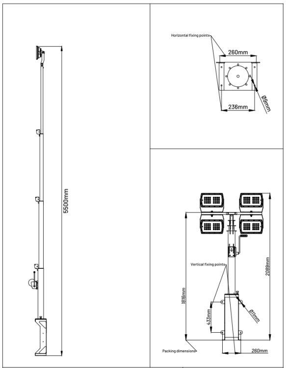 (image for) Lighting tower KT 5,5m
