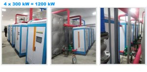 (image for) Made-to-measure induction electric boiler 500 - 2000 kW