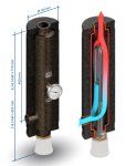 3 kW 230V sähkökattila putkikattila (kuva kohteelle) 3 kW 230V sähkökattila putkikattila