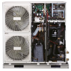 (kuva kohteelle) Ilma-vesi lämpöpumppu Monoblock 30kW DC Invert