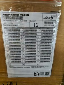 (kuva kohteelle) Bifacial TigerNeo Aurinkopaneeli 590 W 36 kpl yht. 21,24 kW