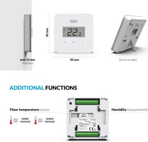 (image for) Wireless Room regulator with humidity sensor