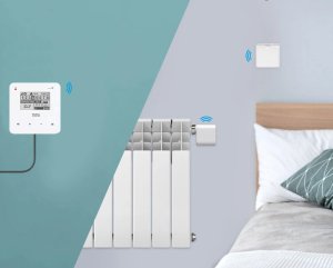 (image for) Room regulator for controlling 8 zones, 48 radiators, WIFI