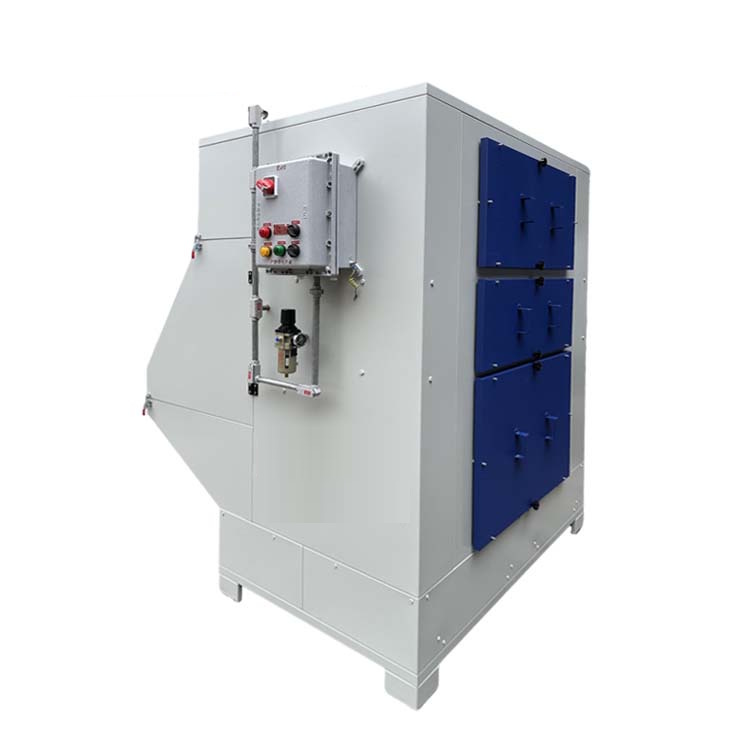 (kuva kohteelle) Imupöytä hiontatöihin 2000mm, pulssisuihkupuhdistus