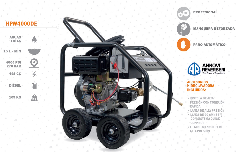 (image for) HPW4000 DIESEL High Pressure Washer
