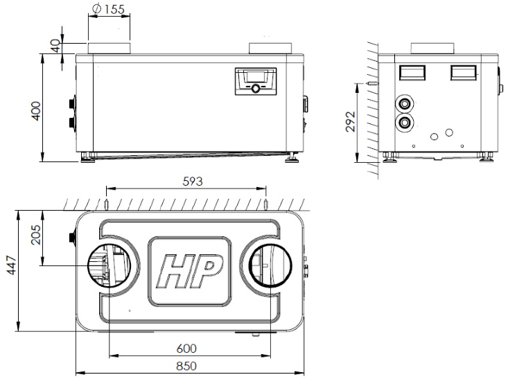 (image for) Heat pump 2,4kw