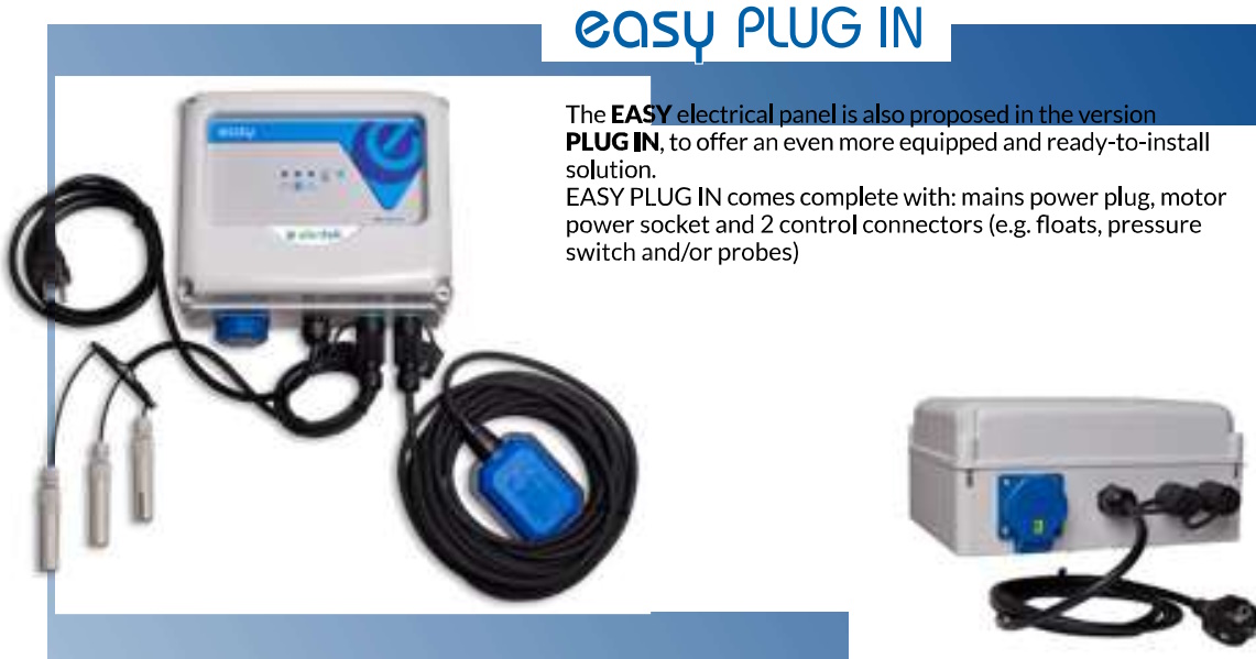 (kuva kohteelle) EASY PLUG-IN 230 V 1∼vaihe, ohjauskeskus WiFI