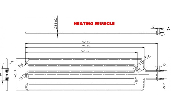 (kuva kohteelle) Kiuasvastus 3000W
