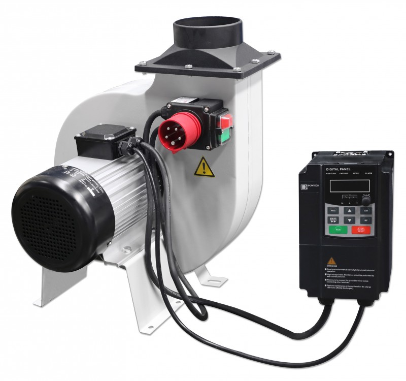 (kuva kohteelle) Radiaalipuhallin invertterillä, 2,2 kW, 400V, 3900 m3/h