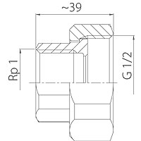 (image for) connector for pump cast iron