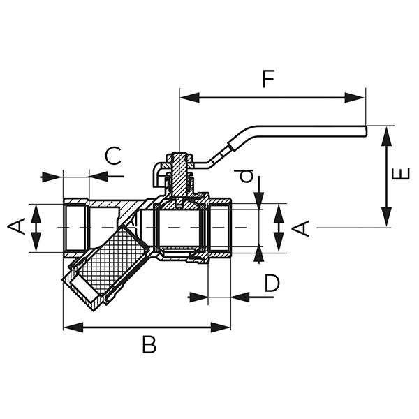 (image for) Ball valve + Filter