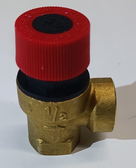 (image for) Safety valve for central heating 1/2" 1,5 BAR