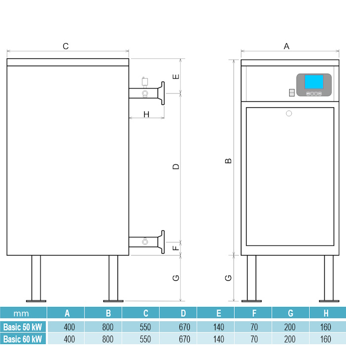 (image for) Electric boiler Basic 50 kW