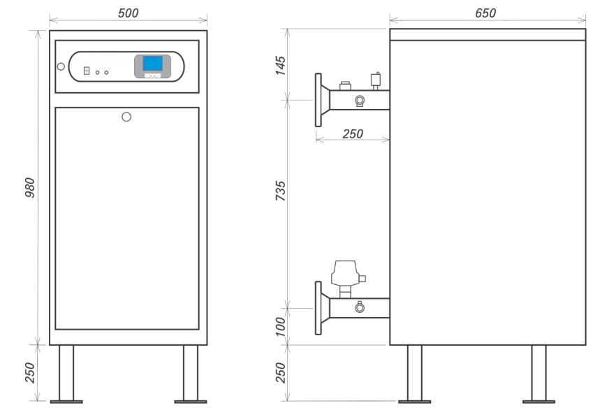 (image for) Electric boiler Basic 90 kW