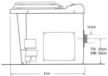 (image for) Electric toilet WR1800